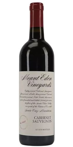 Mount Eden Estate, Santa Cruz Cabernet Sauvignon 2018 wine bottle