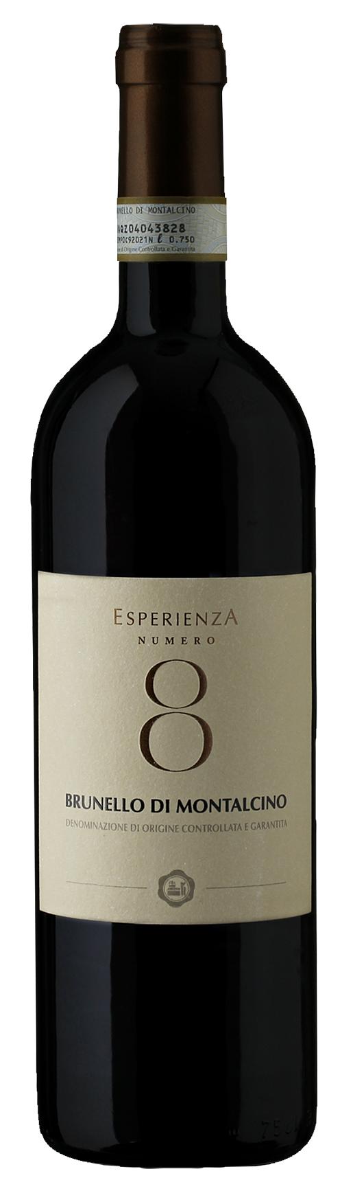 Rocca delle Macìe Esperienza no. 8 Brunello di Montalcino DOCG wine bottle