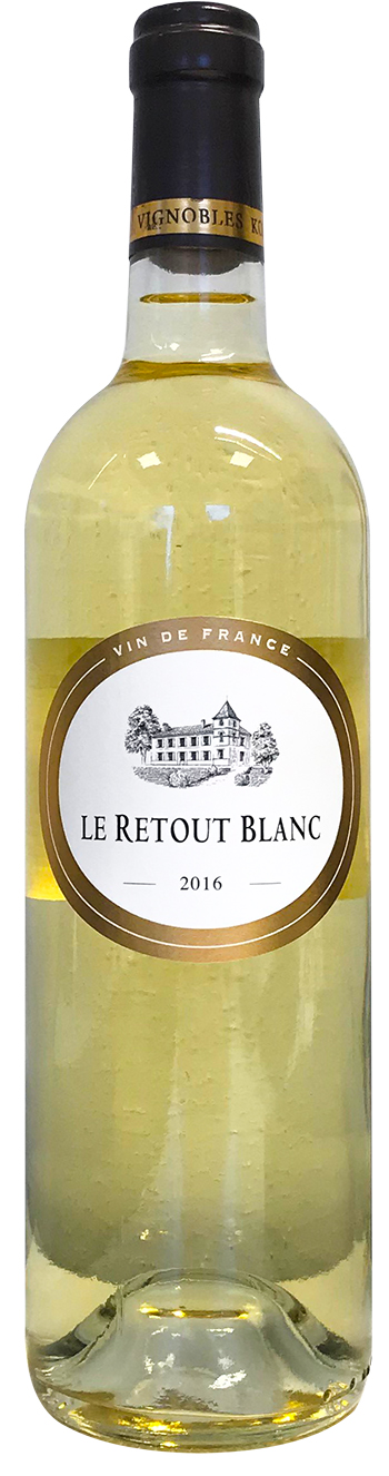 Le Retout Blanc 2016 wine bottle