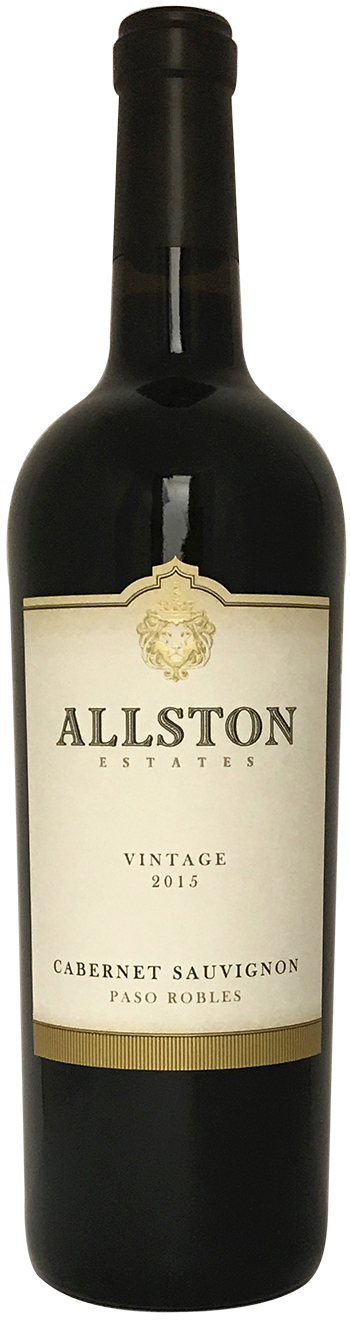 Allston Estate Paso Robles Cabernet 2015 wine bottle