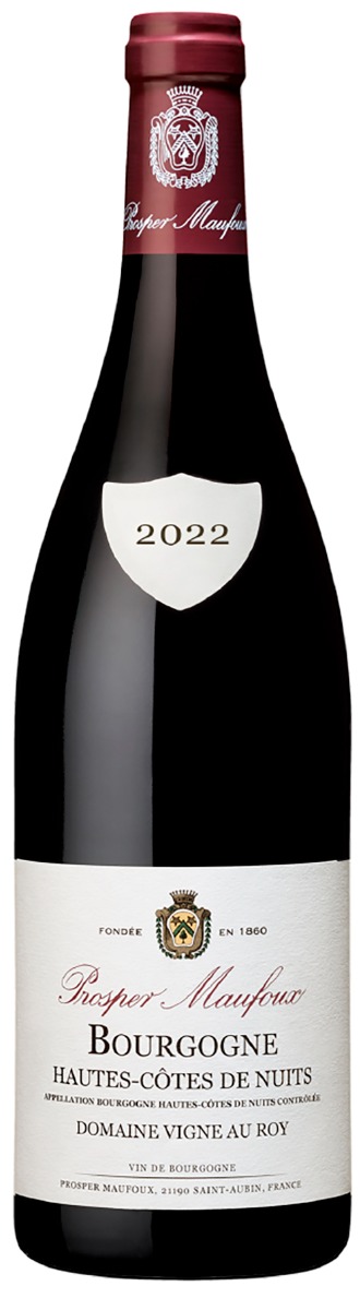 Prosper Maufoux Hautes-Côtes de Nuits Rouge Vigne Au Roy 2022 wine bottle