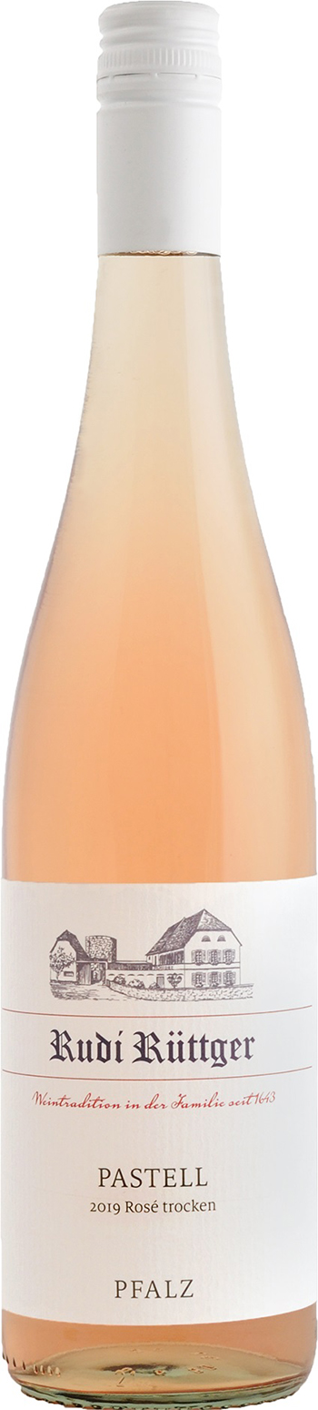 Rudi Rüttger Pastell Rosé Trocken Pfalz 2019 wine bottle