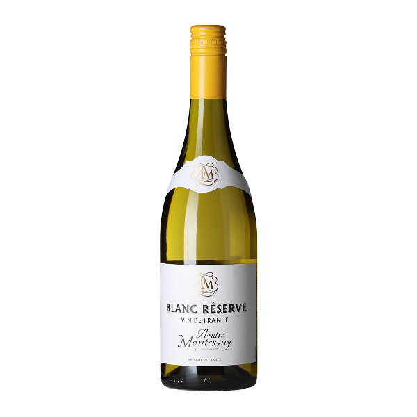 André Montessuy Blanc Reserve wine bottle