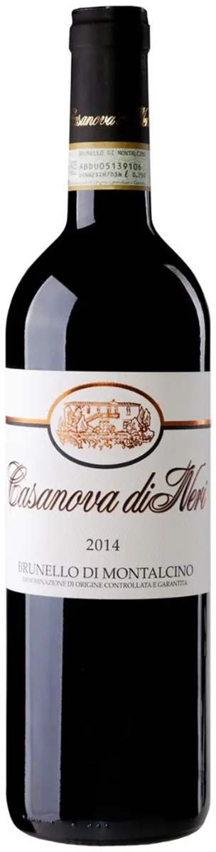 Casanova di Neri Brunello di Montalcino White Label 2014 wine bottle