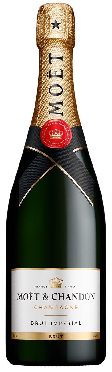 Moet & Chandon Champagne Imperial Brut wine bottle