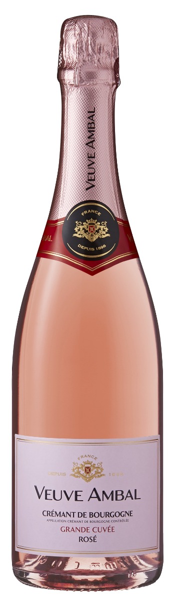 Veuve Ambal Crémant de Bourgogne Grande Cuvée Rose Brut wine bottle