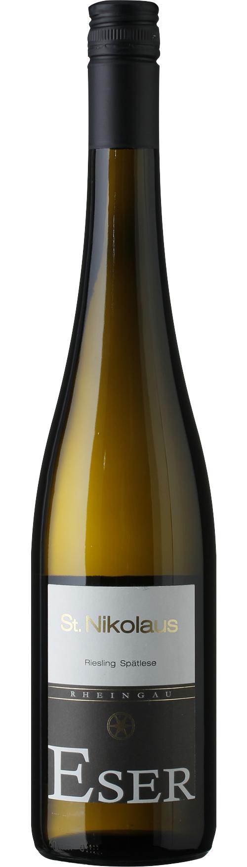 Eser St. Nikolaus Riesling Spätlese wine bottle