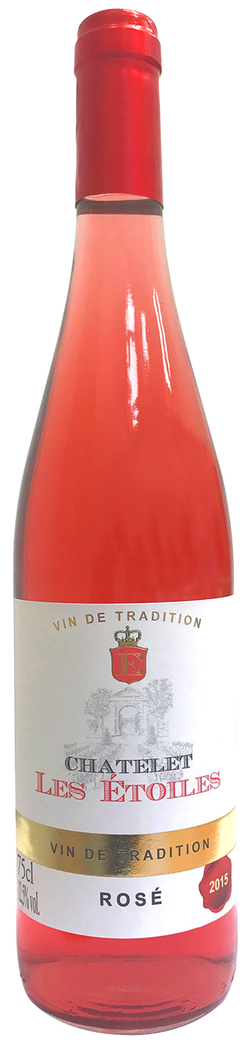 Chatelet les Etoiles Rosado wine bottle