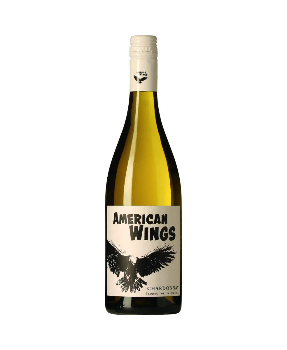 American Wings Chardonnay wine bottle