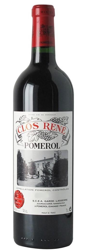 Clos René Pomerol AOC wine bottle