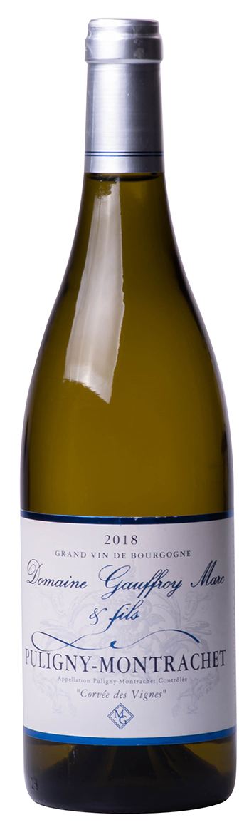 Domaine Gauffroy Marc & Fils Puligny-Montrachet Corvée des Vignes 2018 wine bottle