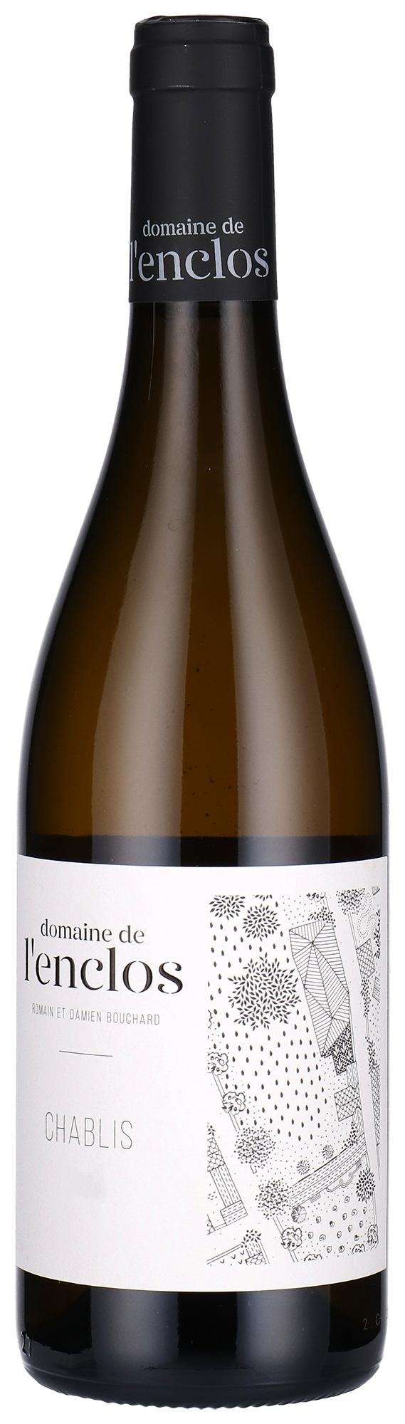 Chablis 2023 wine bottle