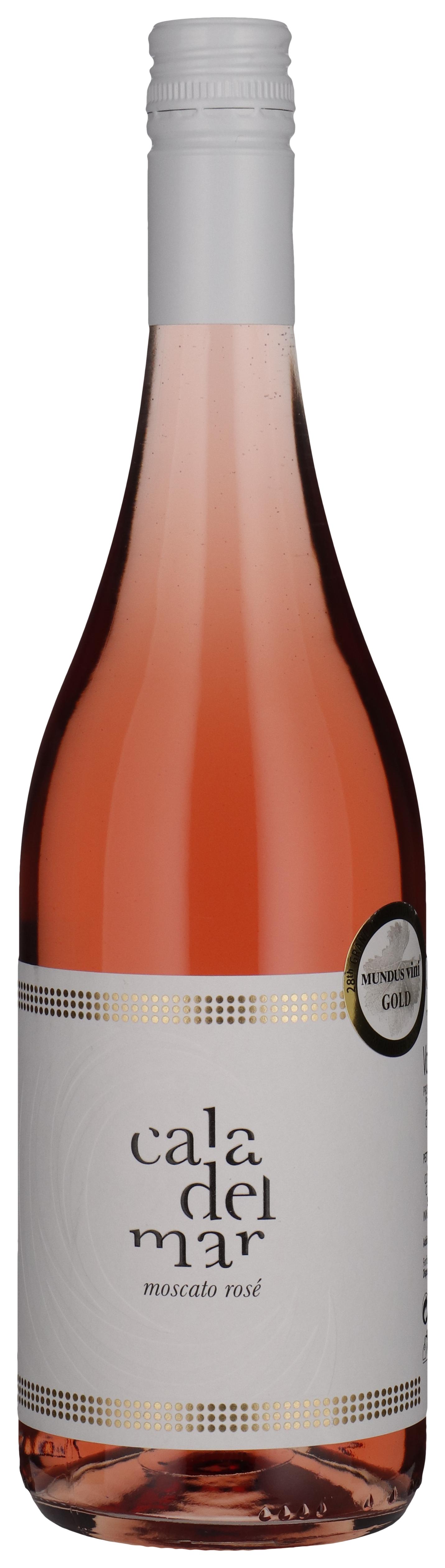 Moscato Rosé wine bottle