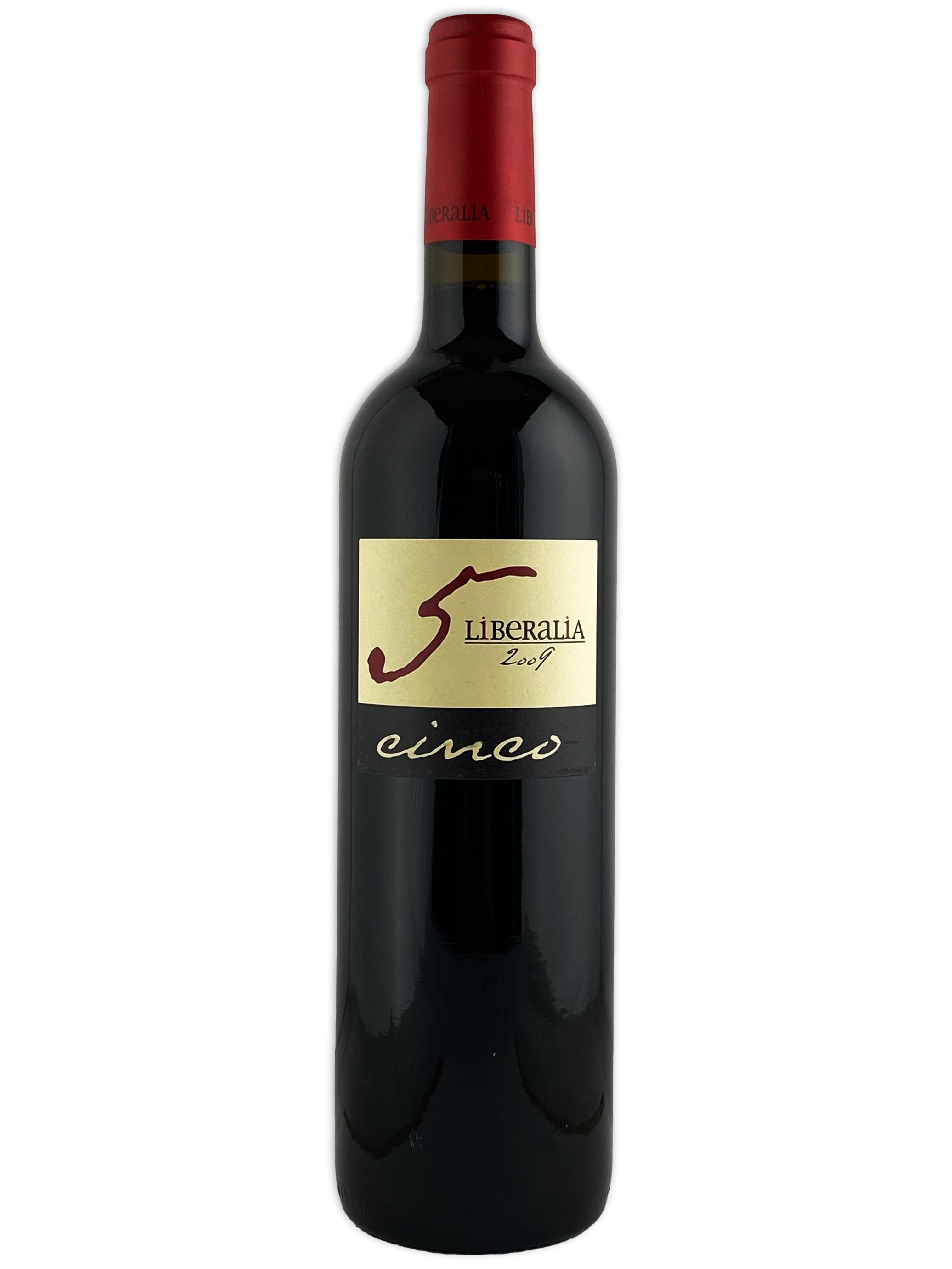 Liberalia Cinco Reserva 2009 wine bottle