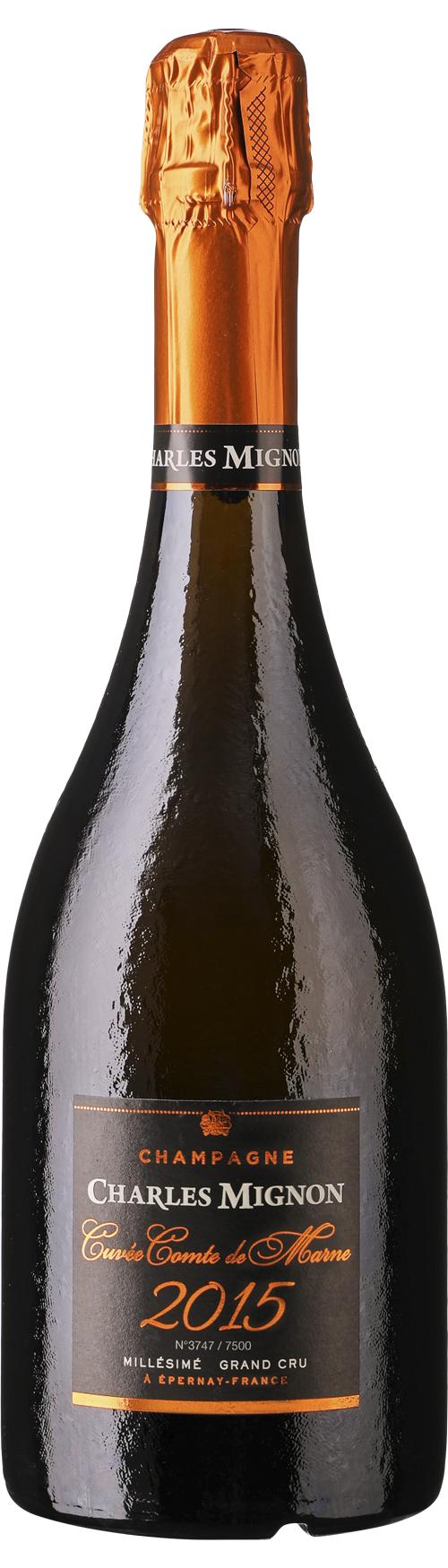 Charles Mignon Comte de Marne Grand Cru Brut Vintage wine bottle