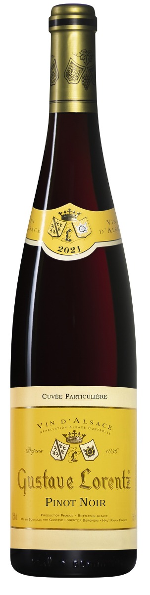 Gustave Lorentz Pinot Noir 2021 wine bottle