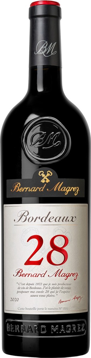 Bernard Magrez 28 Bordeaux 2020 wine bottle