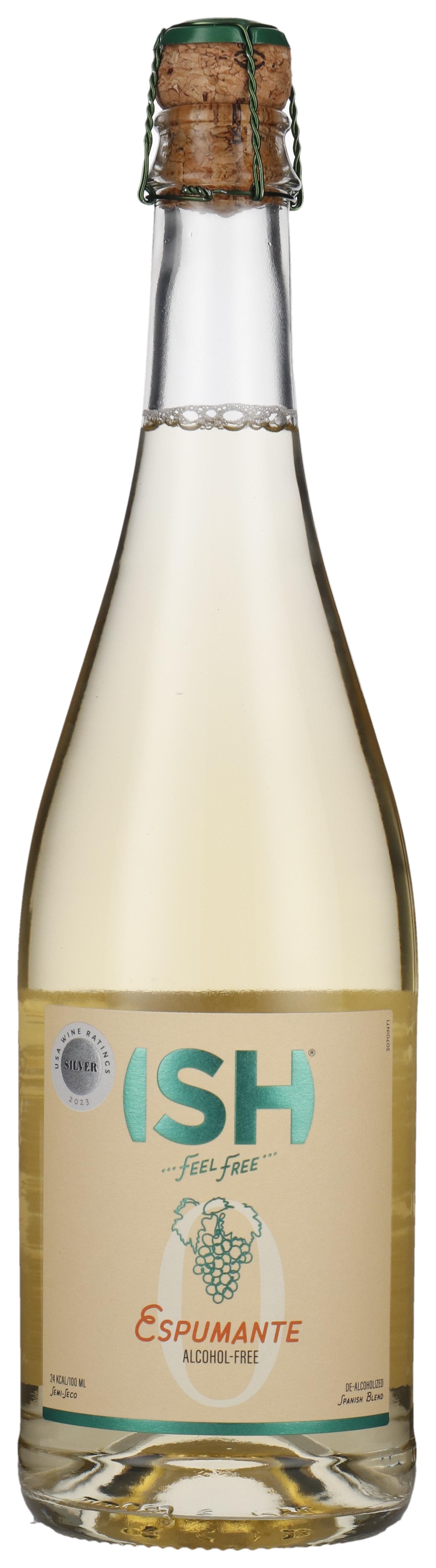 ISH Sparkling Espumante, alkoholfri (+pant) wine bottle