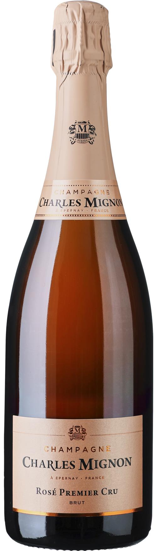 Charles Mignon 1. Cru Champagne Rosé Brut wine bottle