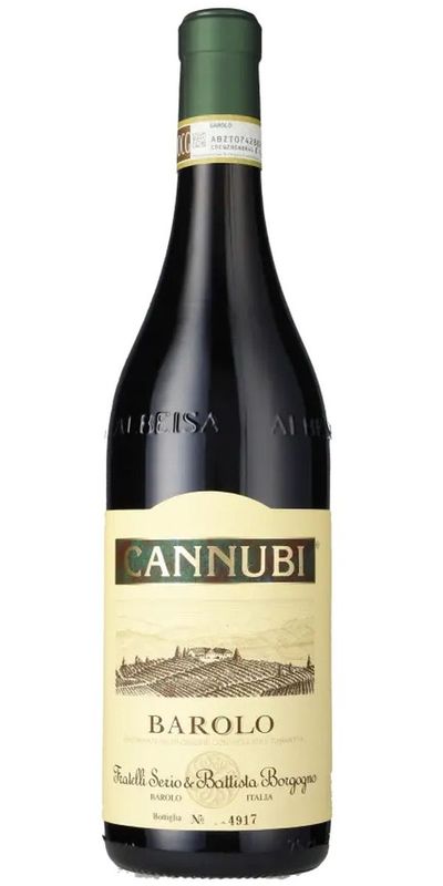 Serio e Battista Borgogno, Barolo Cannubi 2021 wine bottle
