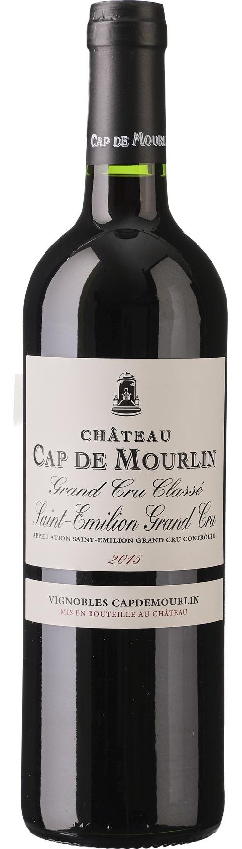 Château Cap de Mourlin Saint Emilion Grand Cru Classé wine bottle