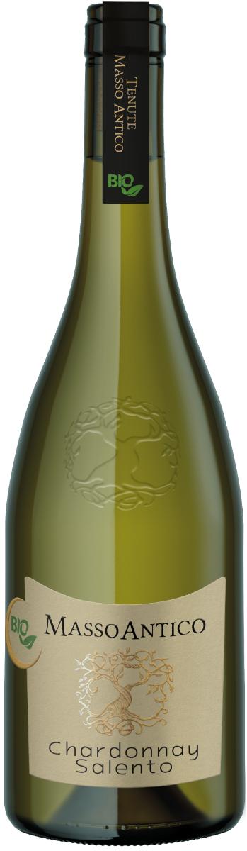 Masso Antico Chardonnay Salento IGT 2024 ØKO wine bottle