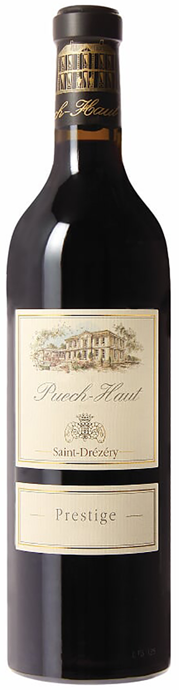 Chateau Puech-Haut St-Drézéry Prestige 2018 wine bottle