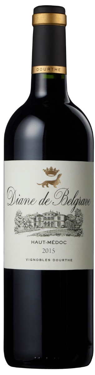 Diane de Belgrave Haut-Médoc 2015 wine bottle