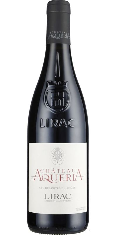 Château d'Aqueria, Lirac Rouge 2022 wine bottle