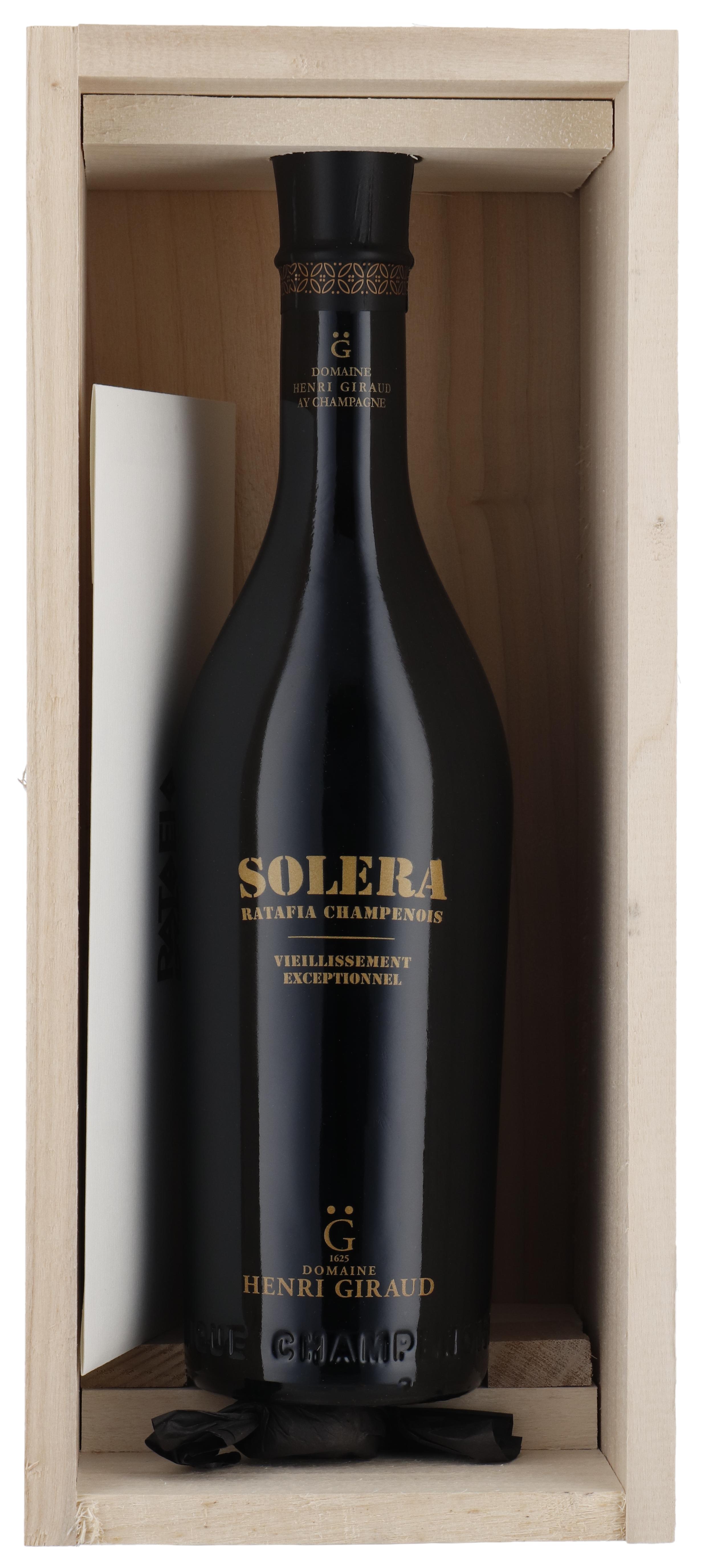 Ratafia Champenois VE wine bottle