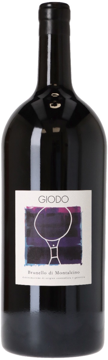 GIODO Brunello di Montalcino Dobbelt  Magnum 2018 trækasse wine bottle