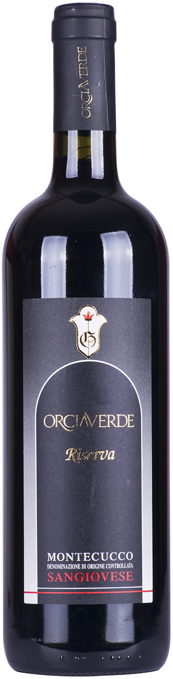Orciaverde Montecucco Sangiovese Riserva DOCG 2017 wine bottle