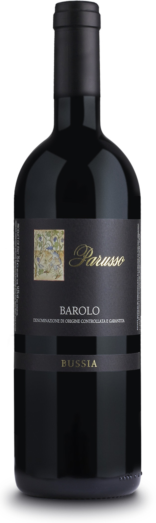 Parusso Barolo DOCG Bussia 2018 i trækasse wine bottle