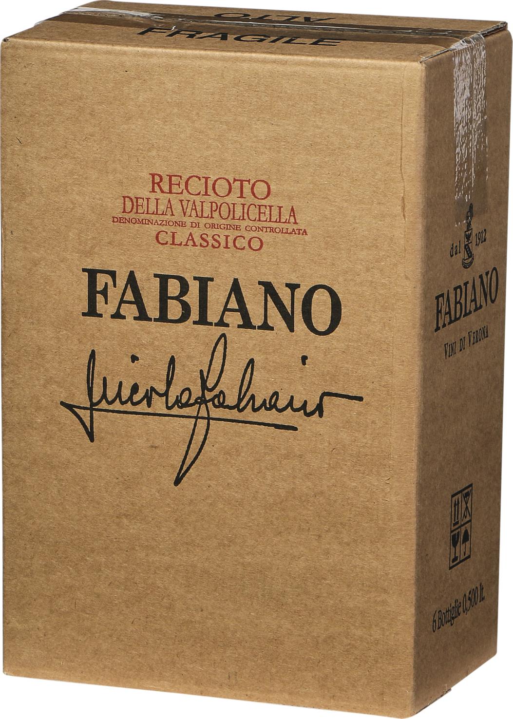 Fabiano Recioto della Valpolicella Classico DOCG 50 cl wine bottle