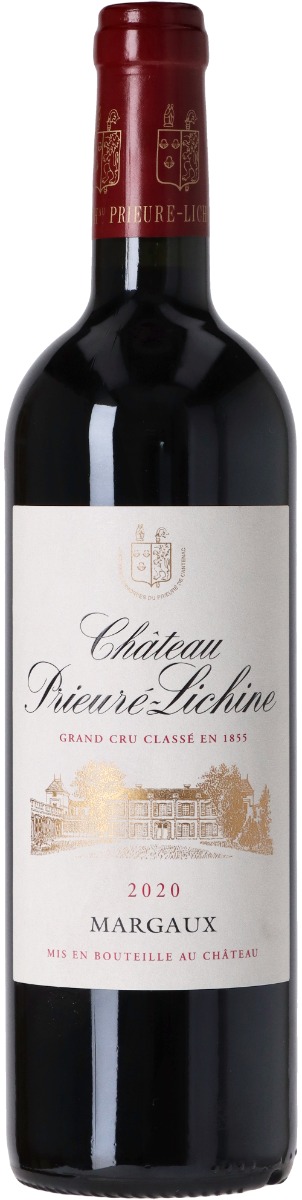 Chateau Prieure-Lichine Margaux 4. Cru Classé 2020 i trækasse wine bottle