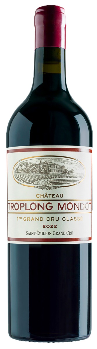 Chateau Troplong Mondot Saint-Emilion 1. Grand Cru Classé B 2022 i trækasse wine bottle