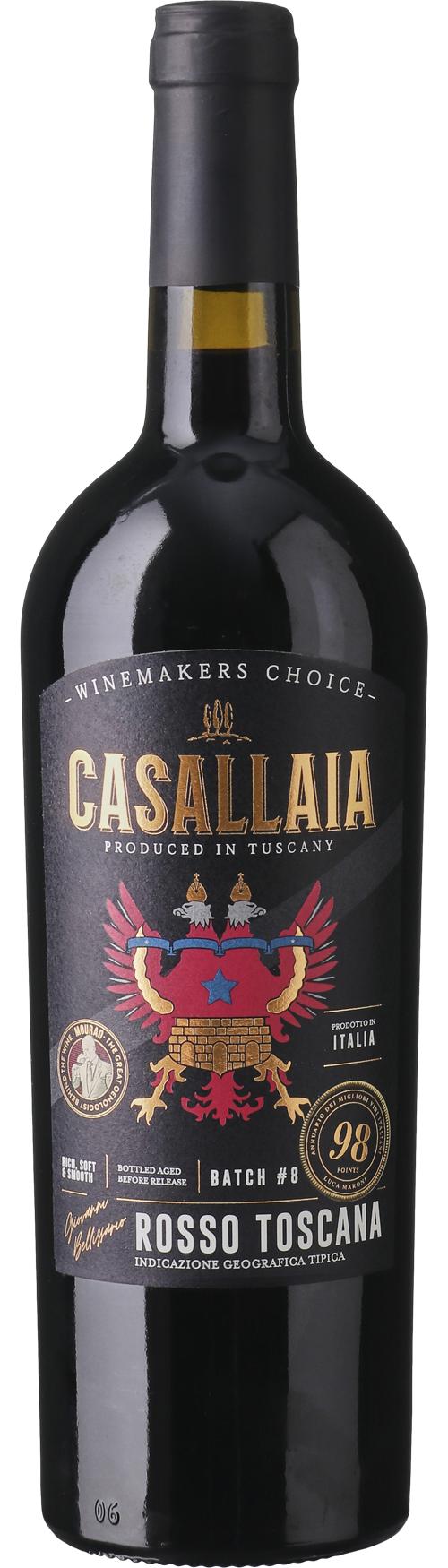 Casallaia Rosso Toscana IGT wine bottle