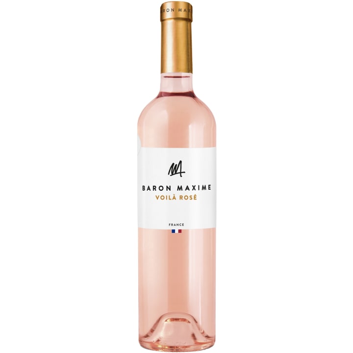 Baron Maxime Voila Rose 2025 wine bottle