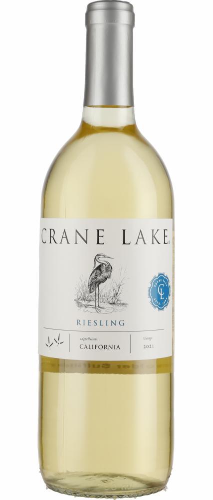 2021 Crane Lake Riesling wine bottle