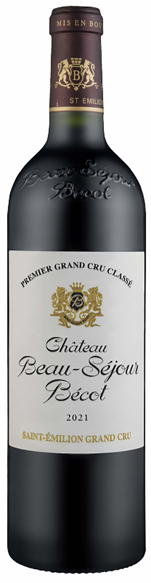 Chateau Beau-Séjour Bécot SE 2021 1.Grand Cru Classé B i trækasse wine bottle