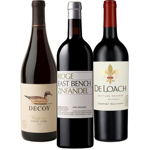 Smagekasse - Top 3 USA wine bottle