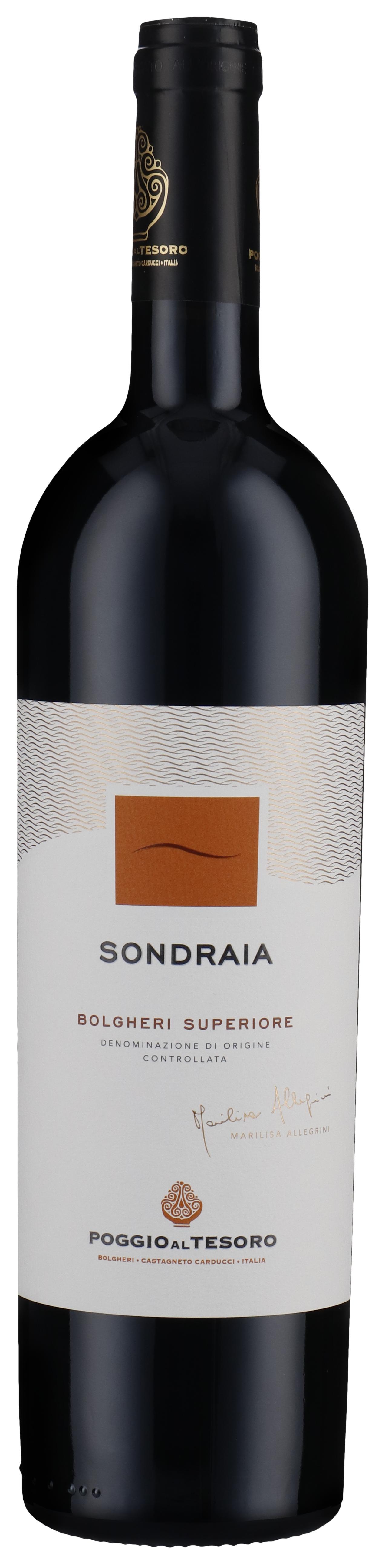 Sondraia Superiore 2020 wine bottle