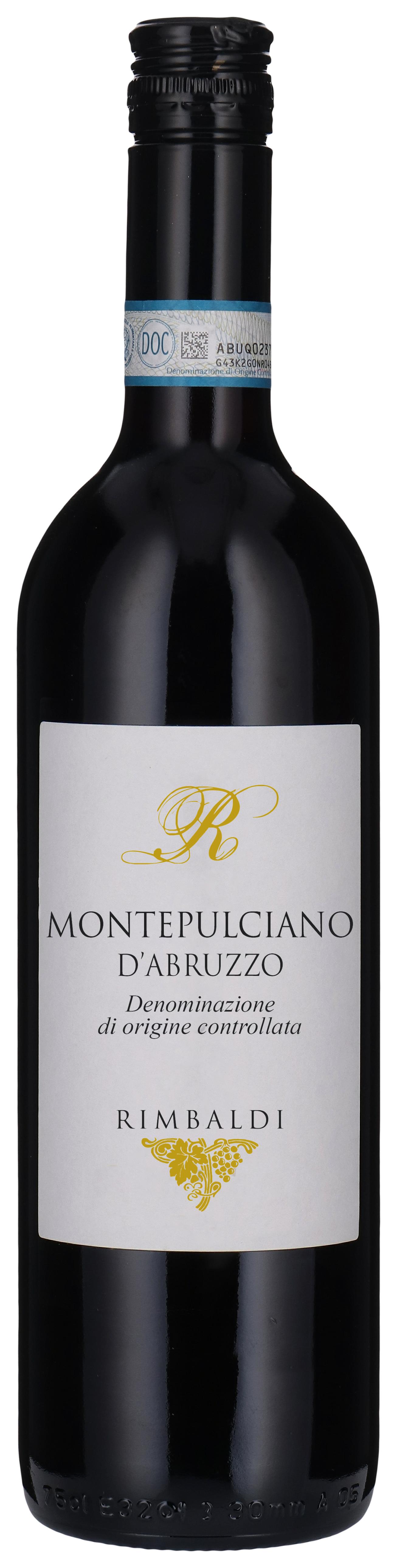 Montepulciano d'Abruzzo 2023 wine bottle