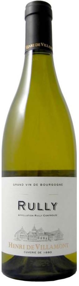 Henri de Villamont Rully Blanc 2017 wine bottle