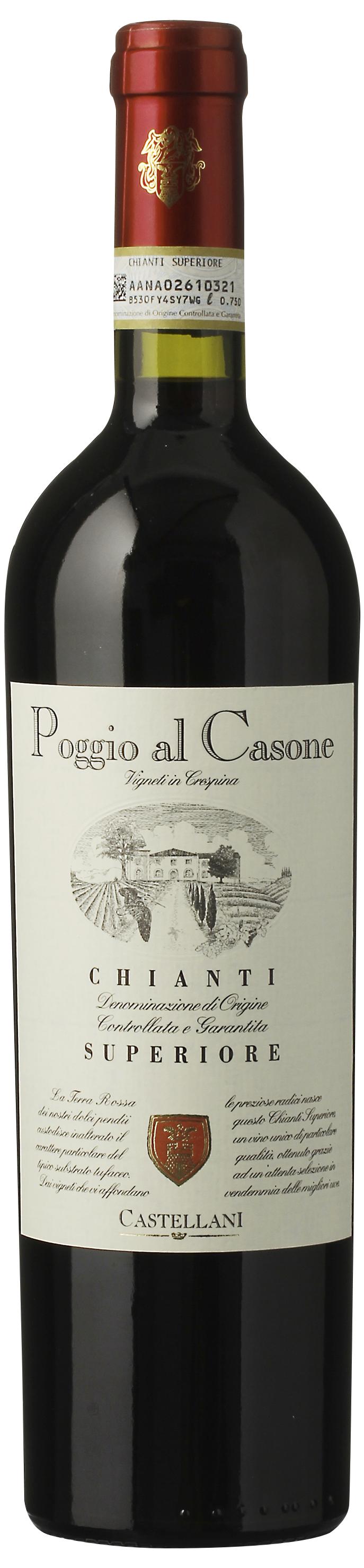 Castellani Poggio al Casone Chianti Superiore DOCG wine bottle