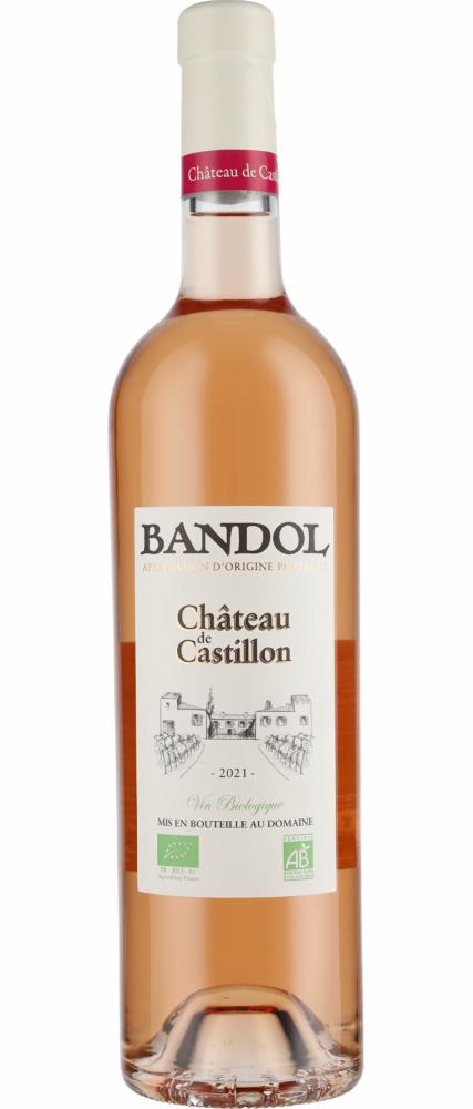 Bandol Rosé, Château de Castillon wine bottle
