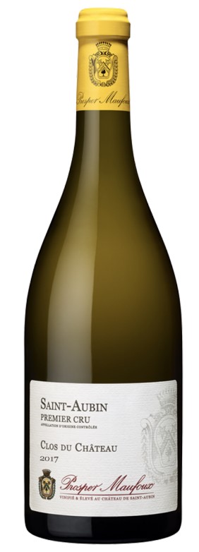 Prosper Maufoux Saint-Aubin 1er Cru Clos du Chateau 2017 wine bottle