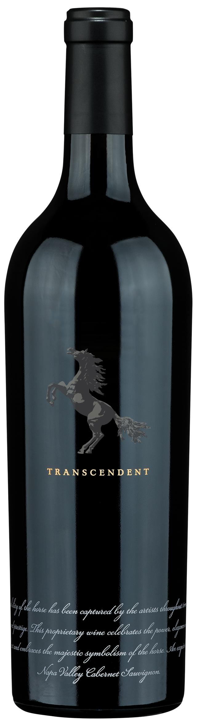 Cabernet Sauvignon, Transcendent 2019 wine bottle