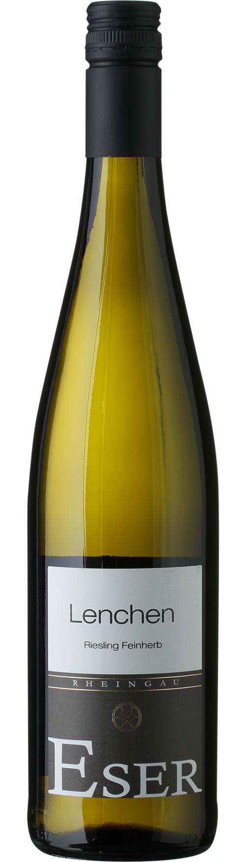 Weingut Eser Oestricher Lenchen Kabinett Feinherb Riesling wine bottle