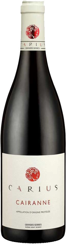 Domaines Les Grandes Serres Cairanne Carius 2016 wine bottle